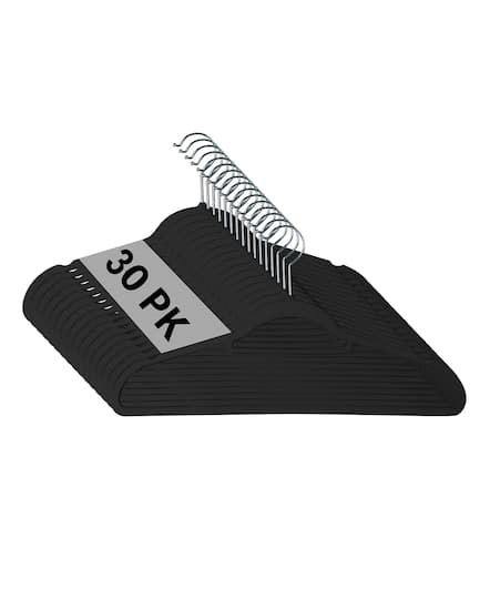 Isaac Mizrahi 17.75" Pack of Velvet Hangers